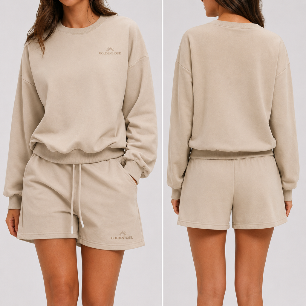 The Golden Hour Lounge Set — Mist