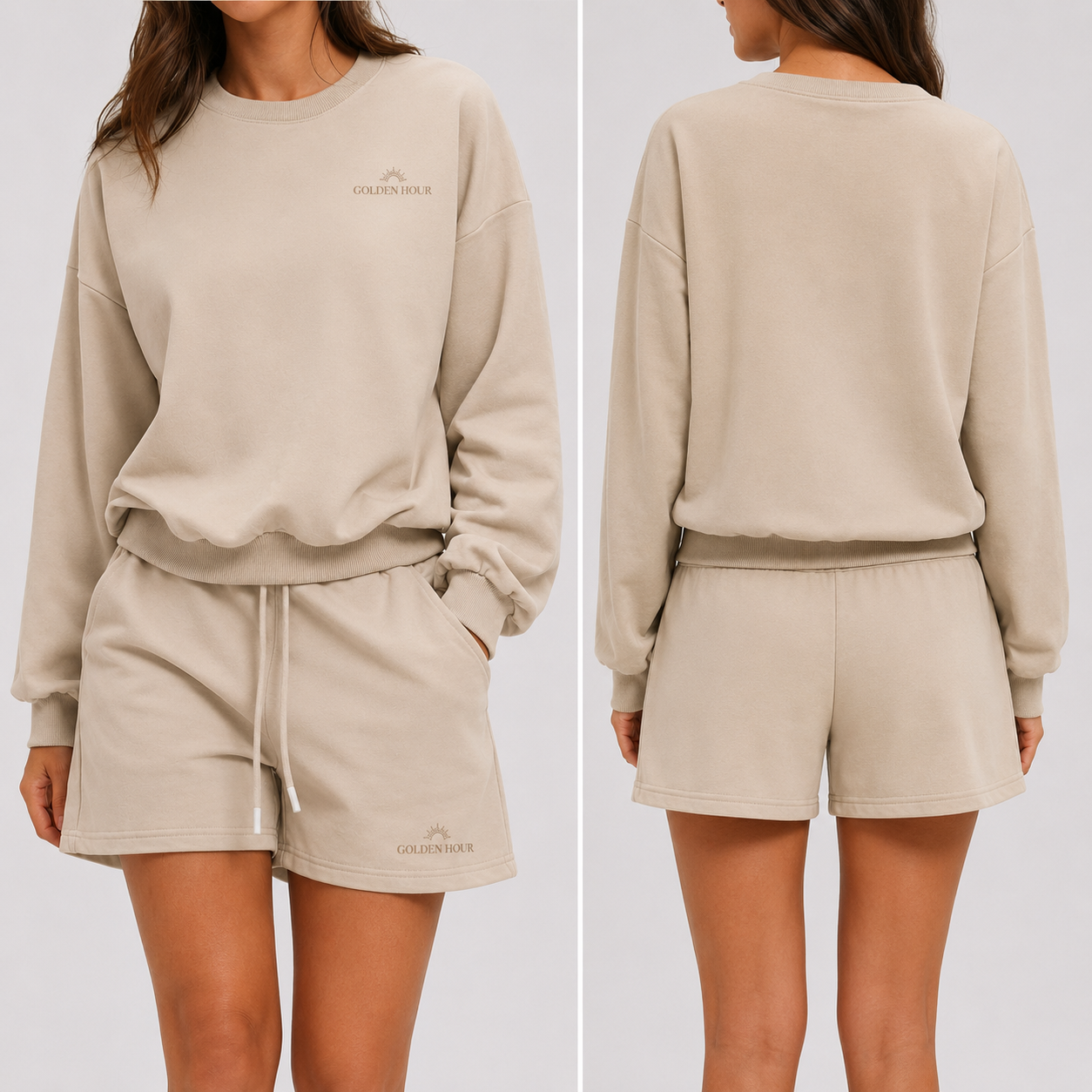 The Golden Hour Lounge Set — Mist