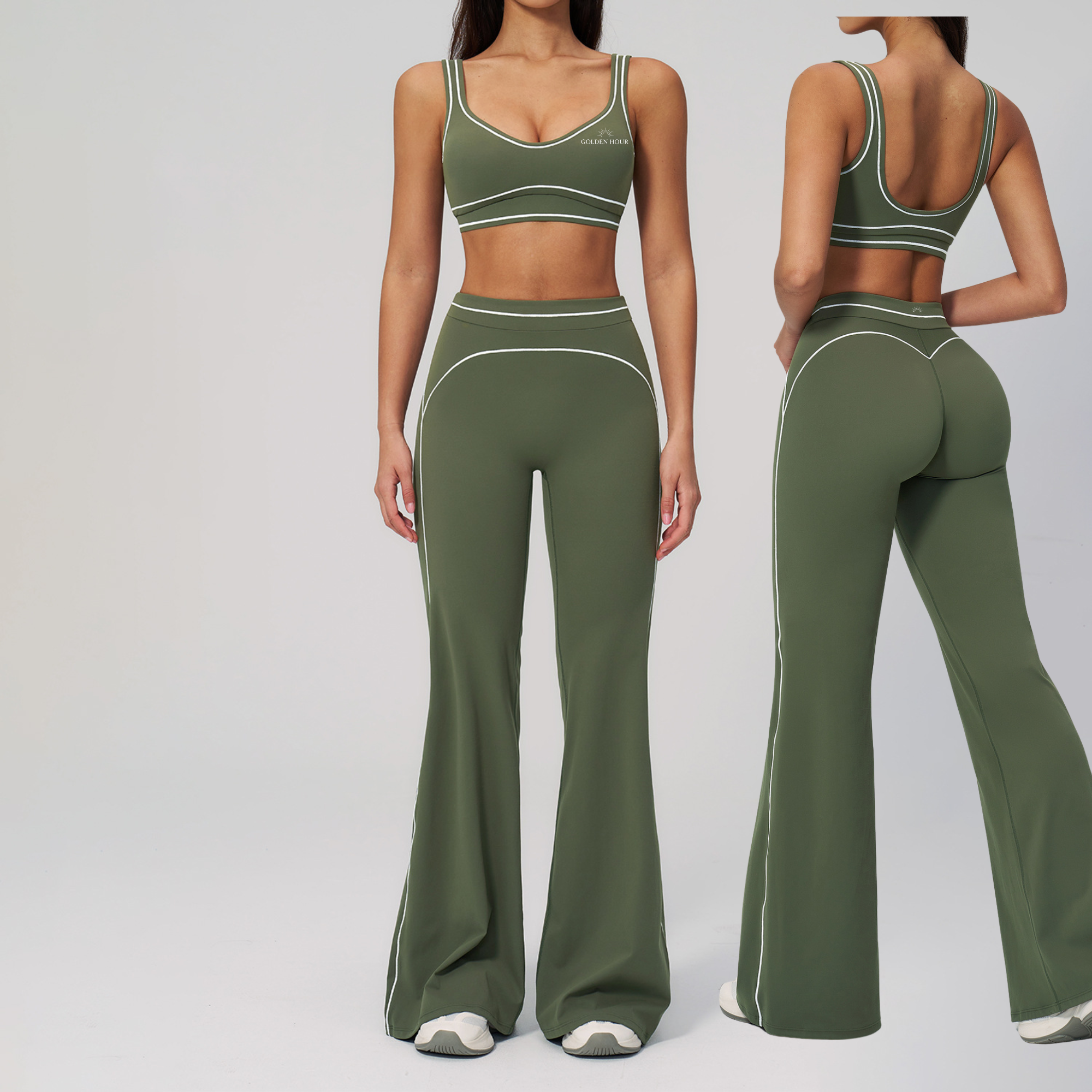 The Golden Hour Flare Set — Sage